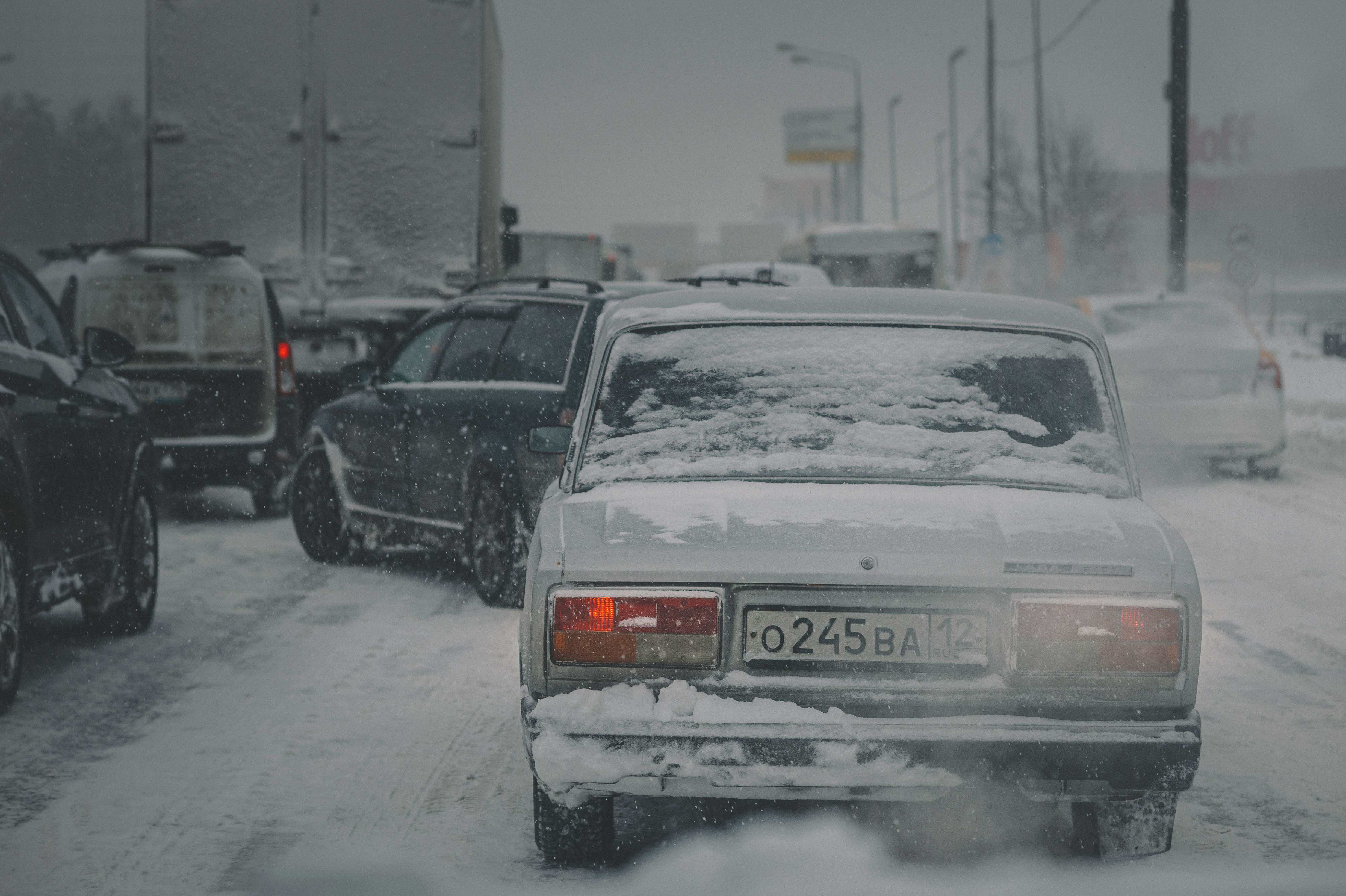 white bmw car on road